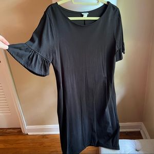 J. Crew Factory Ruffle Sleeve T-Shirt Dress